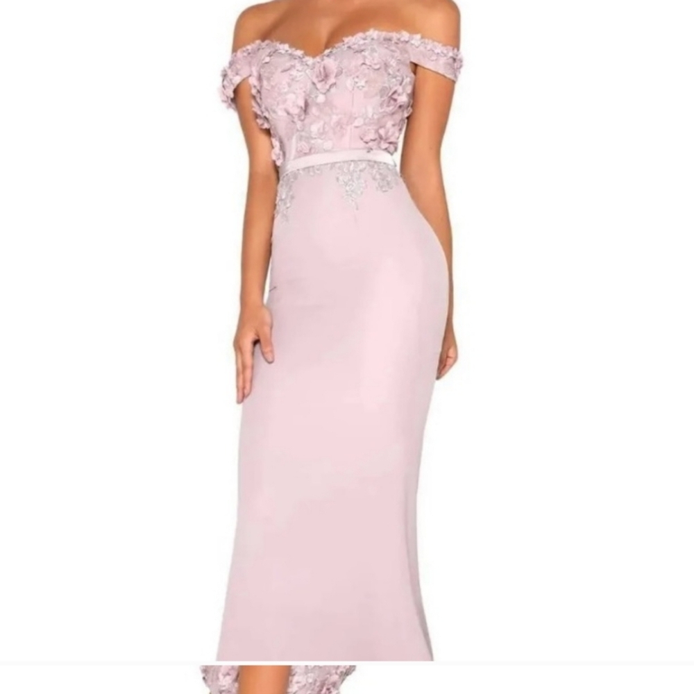 Formal pink dress